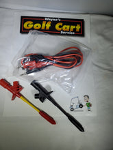 Load image into Gallery viewer, TEST WIRE KIT includes 6' long TEST LEADS and 2 INSULATION PIERCING TEST CLIPS
