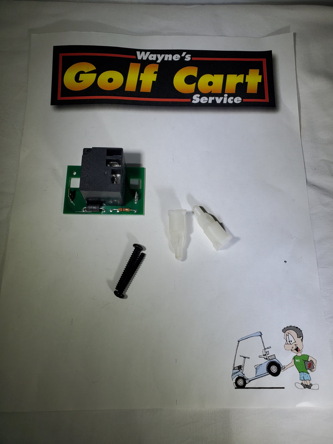 CLUB CAR POWERDRIVE 3 RELAY BOARD ASSEMBLY PD3