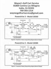 Load image into Gallery viewer, CLUB CAR POWERDRIVE CHARGERS FACTORY WIRING DIAGRAMS !
